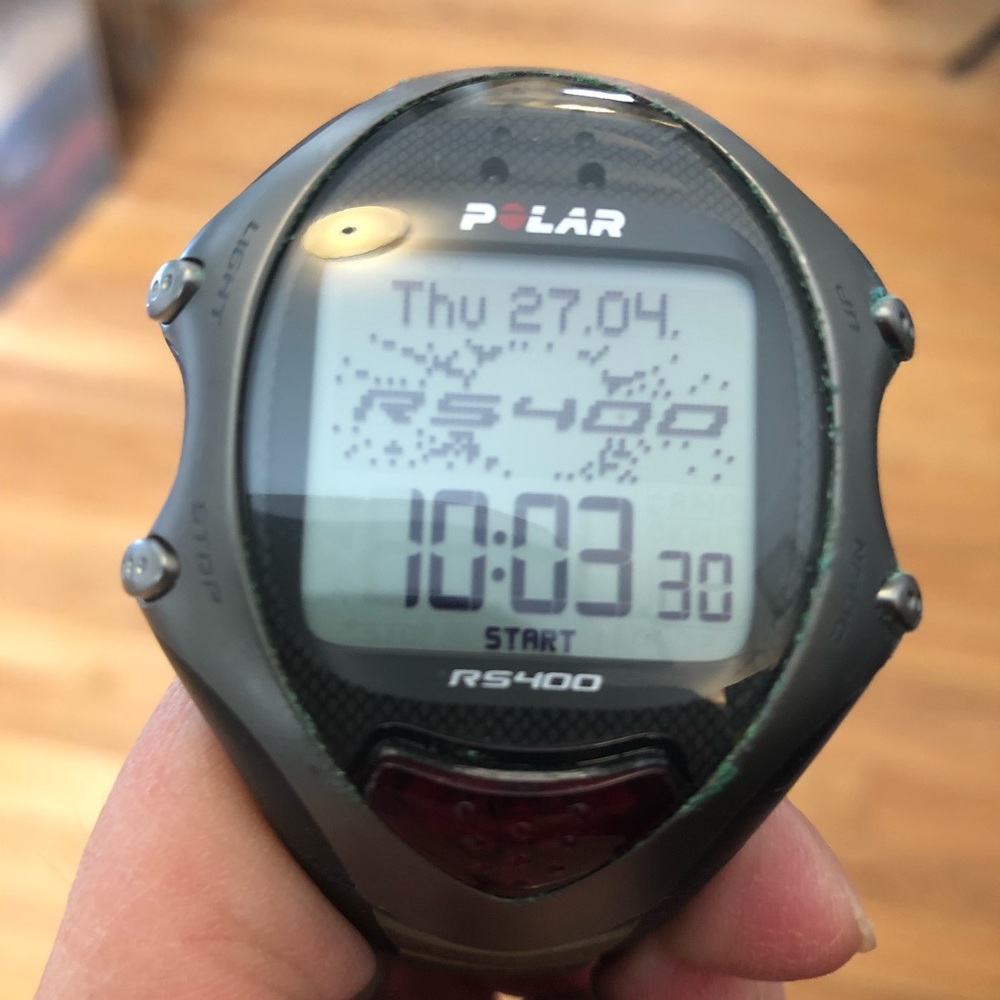 Polar RS400 HR Monitor Watch w/ HR band, foot pod